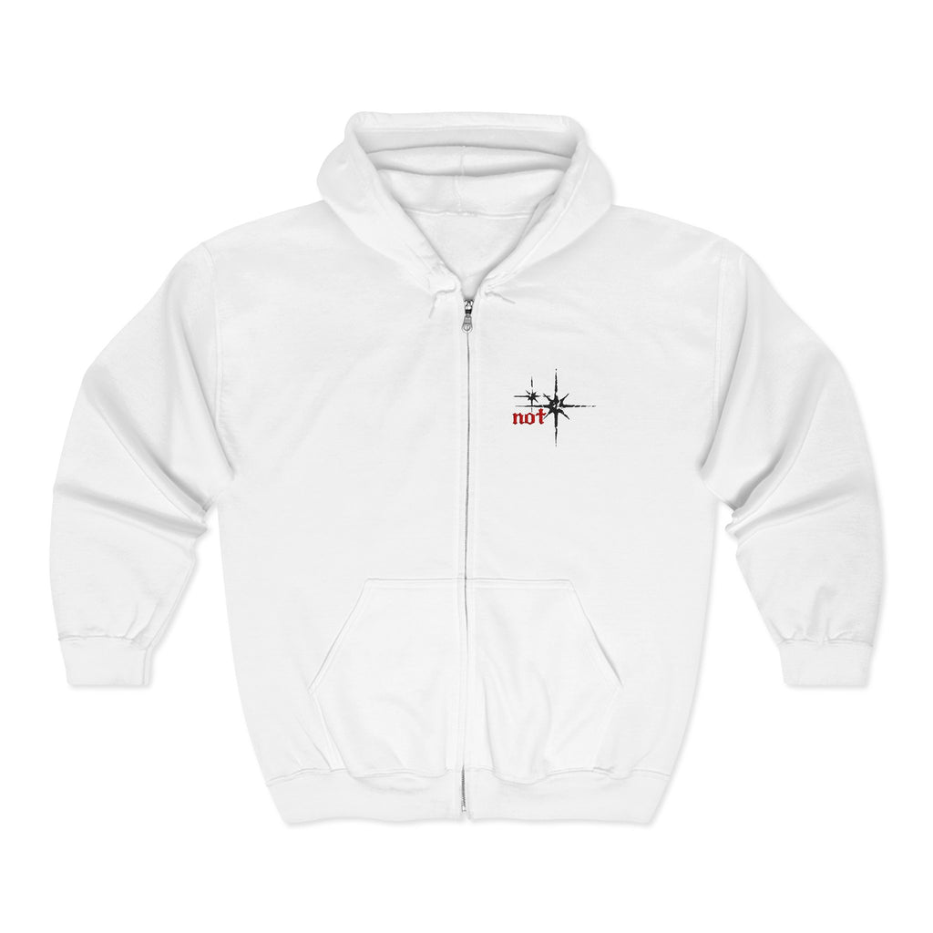 "not" Original - Black Star Zip-Up Hoodie
