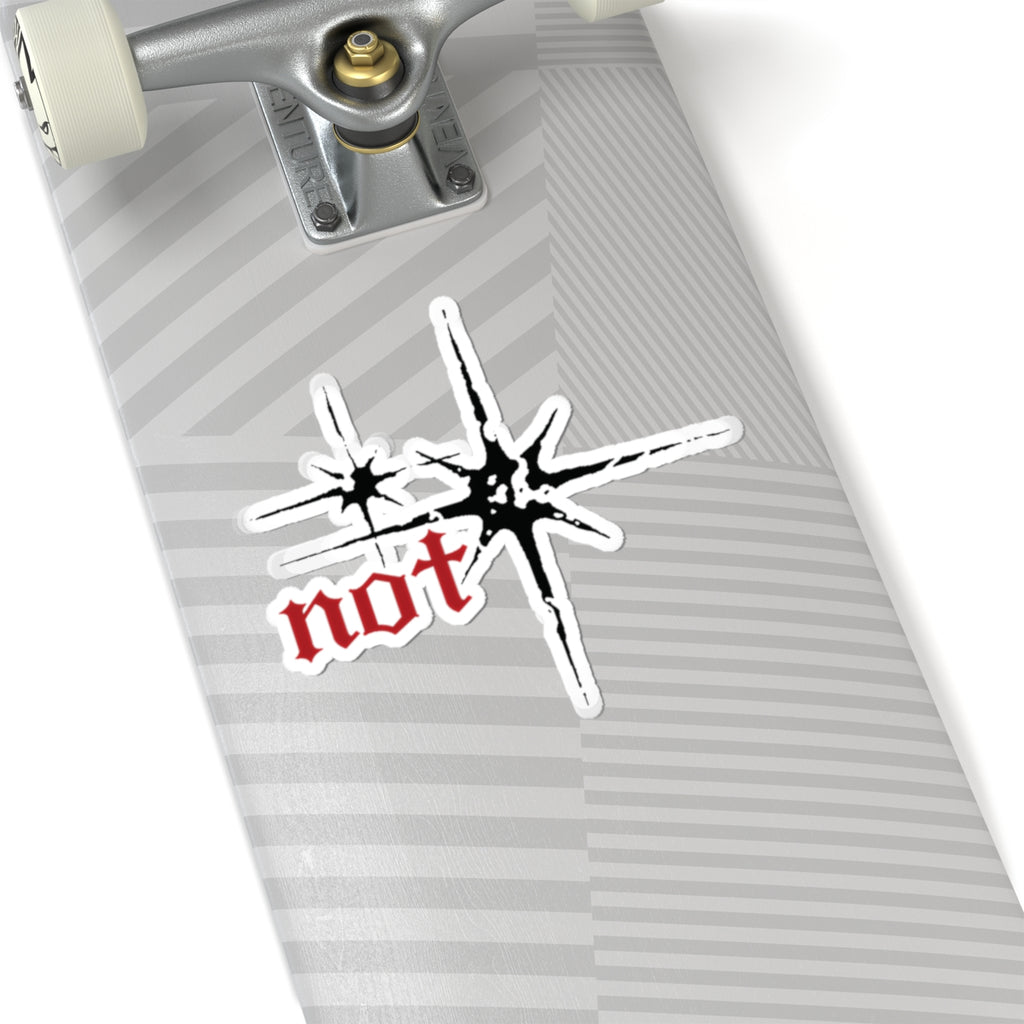 "not" Original - Black Star Sticker