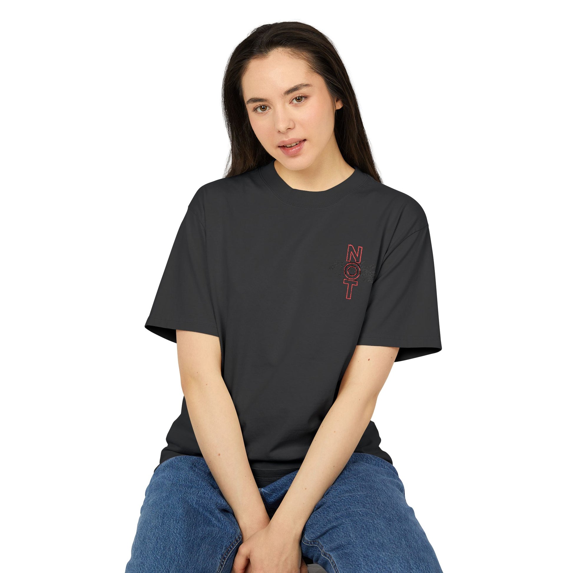 "not" Original - Eye (Minimal Vintage Heavy T-Shirt)