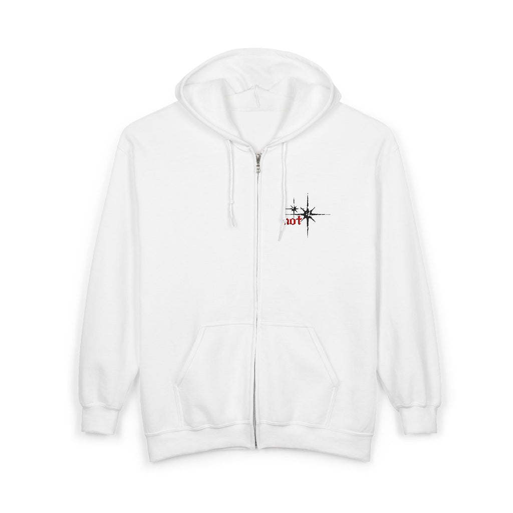 "not" Original - Black Star Zip-Up Hoodie