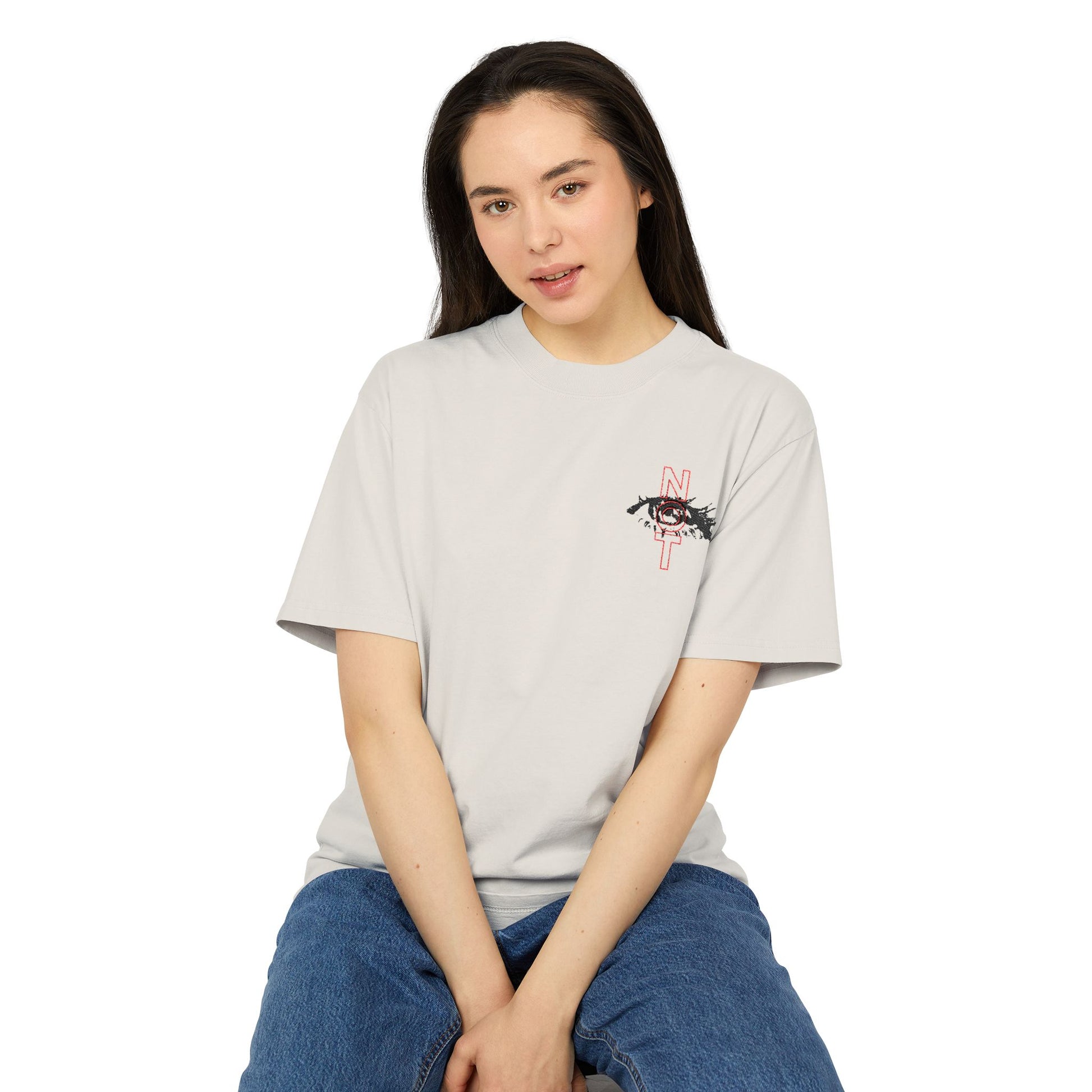 "not" Original - Eye (Minimal Vintage Heavy T-Shirt)