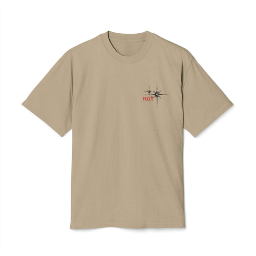 "not" Original - Black Star (Minimal Vintage Heavy T-Shirt)