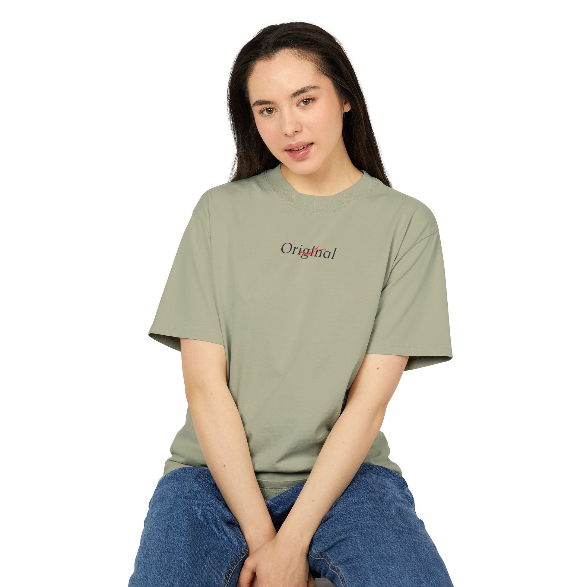 "not" Original - Elegance (Minimal Vintage Heavy T-Shirt)