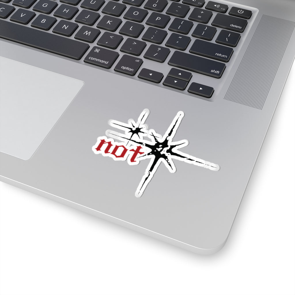 "not" Original - Black Star Sticker