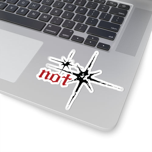"not" Original - Black Star Sticker