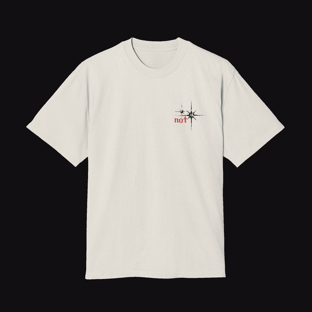 "not" Original - Black Star (Minimal Vintage Heavy T-Shirt)
