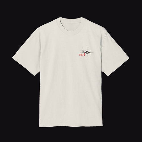 "not" Original - Black Star (Minimal Vintage Heavy T-Shirt)