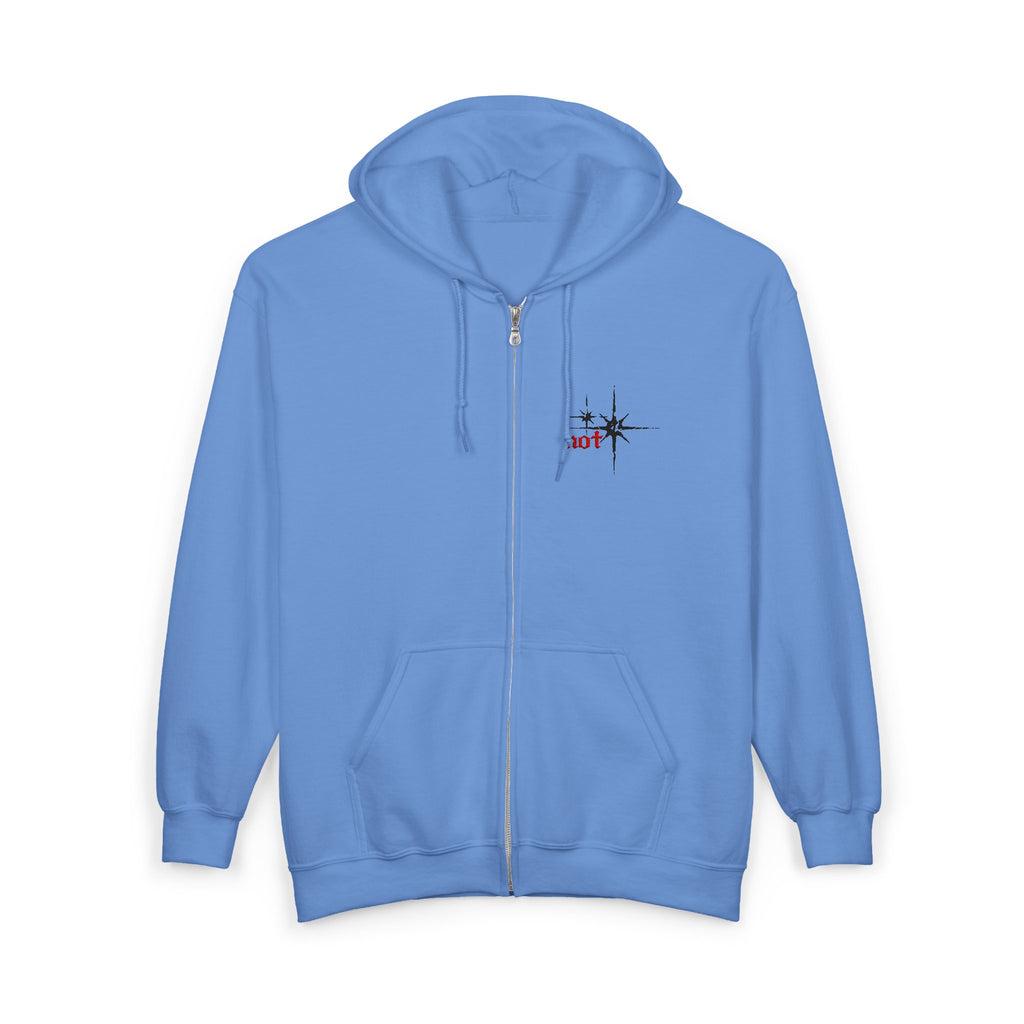 "not" Original - Black Star Zip-Up Hoodie