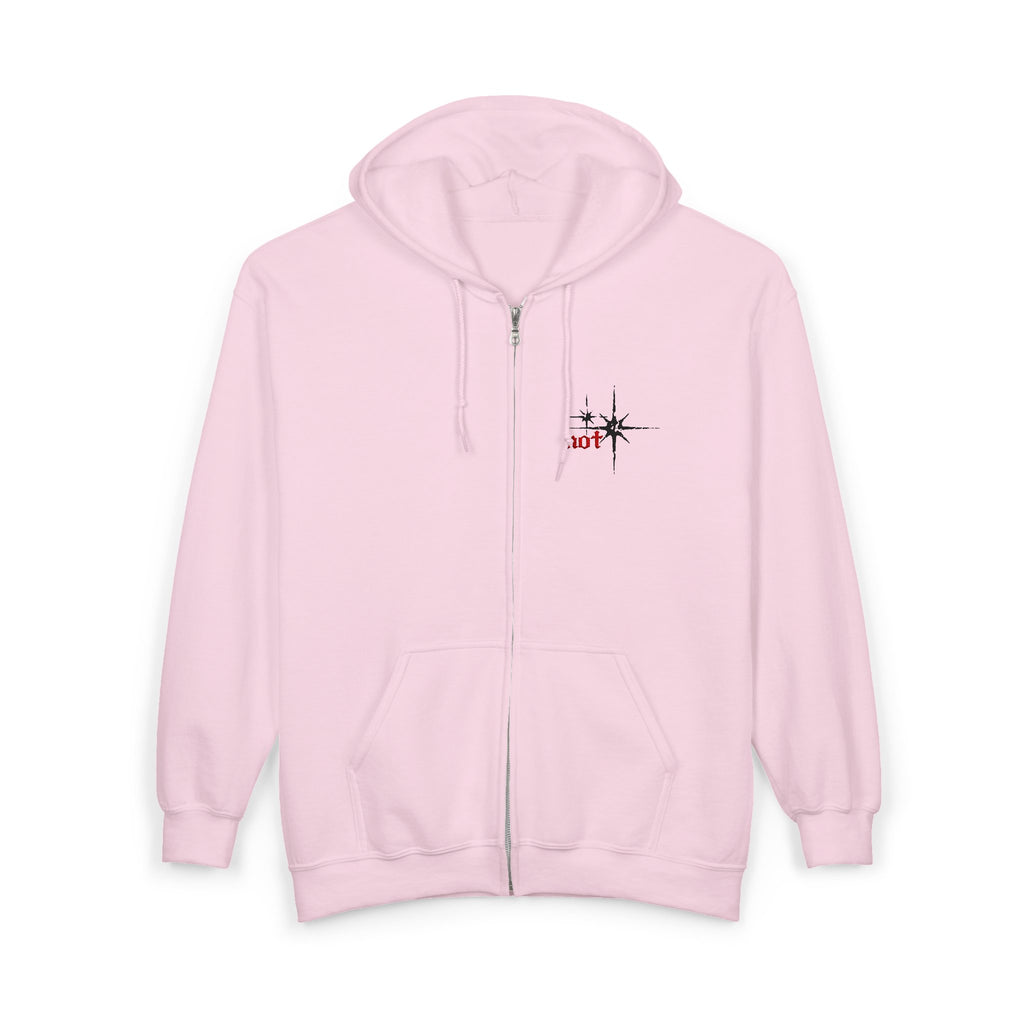 "not" Original - Black Star Zip-Up Hoodie