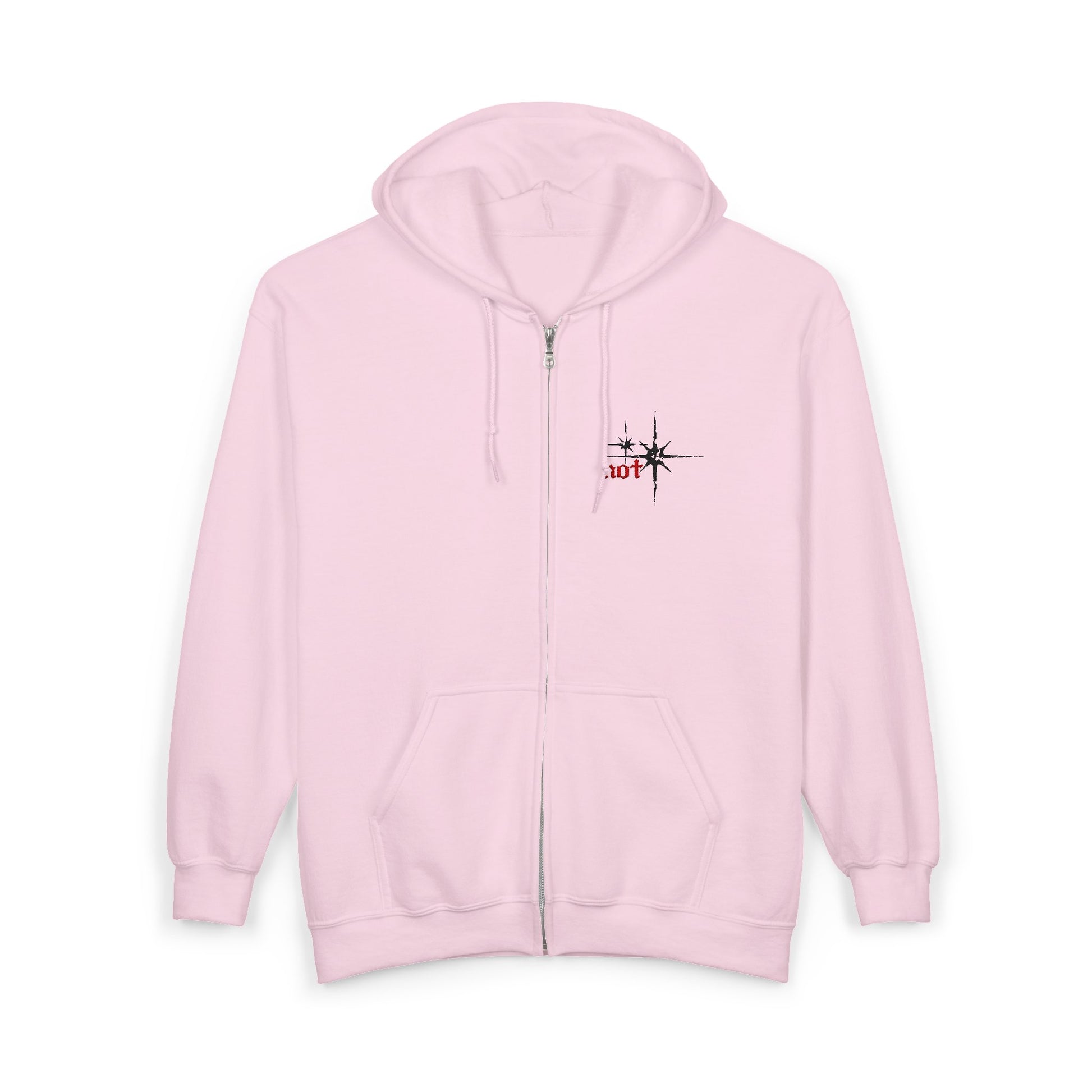 "not" Original - Black Star Zip-Up Hoodie